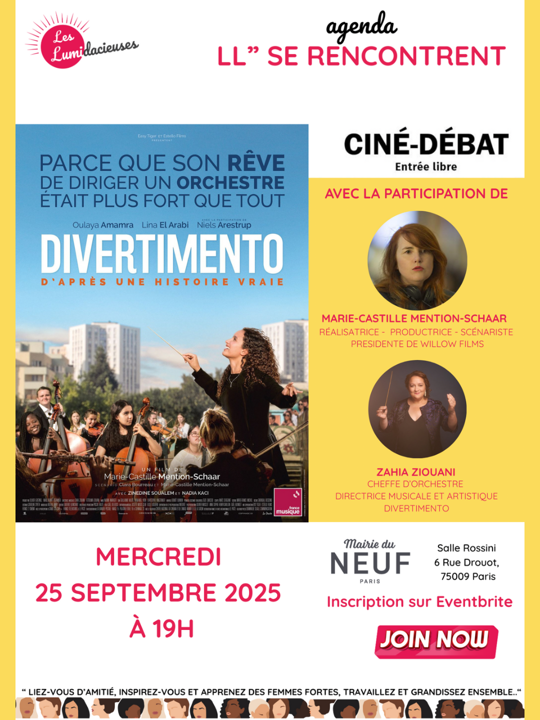 Ciné-Débat Divertimento — Agenda LL