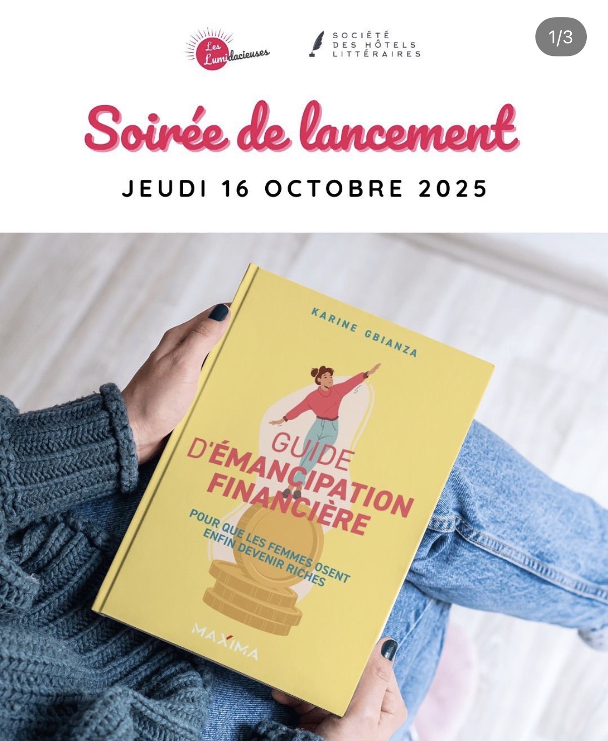 Soirée littéraire et lumineuse « Guide d'émancipation financière »