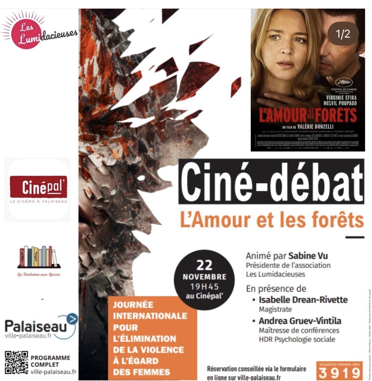 Ciné débat L'amour et les forêts